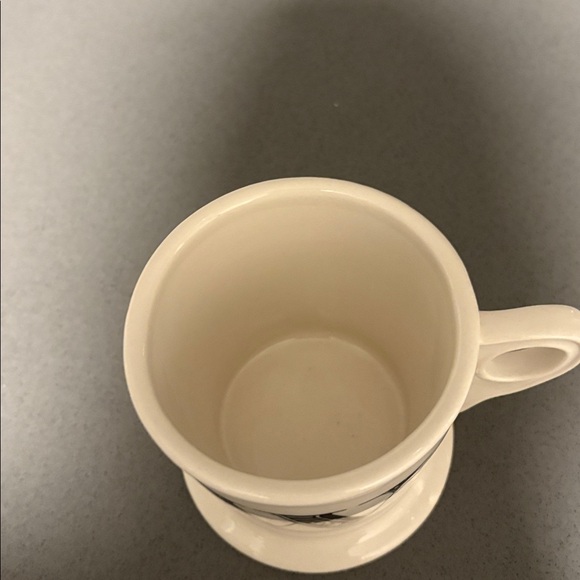 White & Black Monogrammed Mug with W - Picture 3 of 6